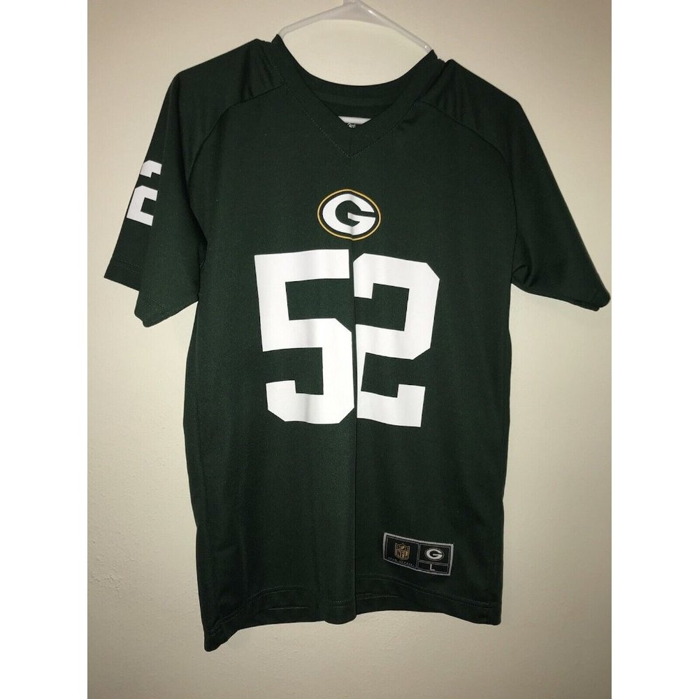 Official NFL Greenbay Packers Football Jersey Matthews 52 Youth 14/15 L